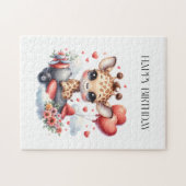 Puzzle Anniversaire Pilote Girafe (Horizontal)