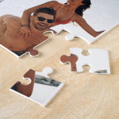 Puzzle Anniversaire romantique Personnalisé Photo moderne (Côté)