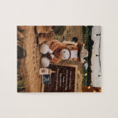Puzzle Annonce de grossesse au thème adorable de la ferme (Horizontal)