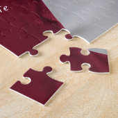 Puzzle Annonce de grossesse dans un panier de Noël festif (Côté)