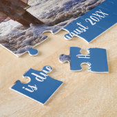 Puzzle Annonce de grossesse personnalisée avec photo et é (Côté)