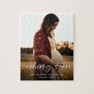 Puzzle Annonce de Grossesse Photo Cadeau Bébé à Venir