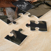 Puzzle Annonce de grossesse sur le thème de la randonnée (Côté)