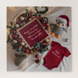 Puzzle Annonce de grossesse sur le thème de Noël