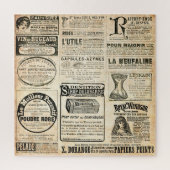 Puzzle Annonce de journal français 1897 (Vertical)