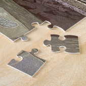 Puzzle Annonce de train Locomotive Art Déco vintage (Côté)