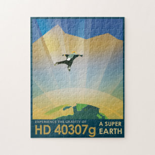 Puzzle Annonce de voyage Sci-Fi, Planet HD 40307g