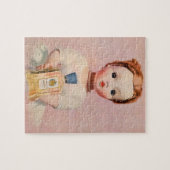 Puzzle annonce de Yardley des années 1950 avec la poupée (Horizontal)