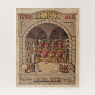 Puzzle Annonce Vintage Pour Belfast Ginger Ale.