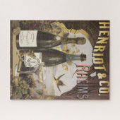 Puzzle Annonce Vintage Pour Henriot & Co. Rheims Champagn (Horizontal)