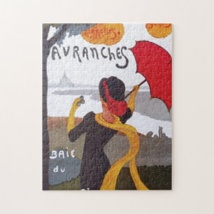 Puzzle Annonce vintage Voyage Français 1910 Illustration 