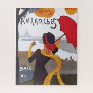 Puzzle Annonce vintage Voyage Français 1910 Illustration 