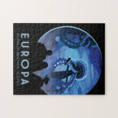 Puzzle Annonce Voyage Sci-Fi, Moon Europa (Horizontal)