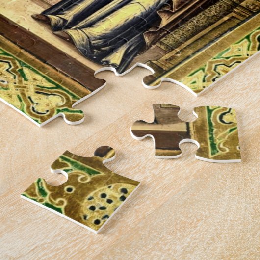 Puzzle Annonciation avec l'icône Ornate Gold Frame (Côté)