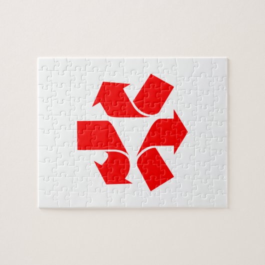 Puzzle Annuler le recyclage du symbole (Horizontal)