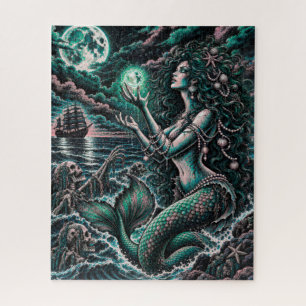 Puzzle Anse de la Sirène Mermaid Sombre Fantastique Nauti