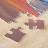 Puzzle Anse de l'Heure Dorée | Aquarelle d'océan tropical (Côté)