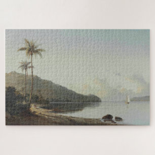 Puzzle Anse et voilier (1856) de Camille Pissarro