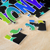 Puzzle "ANTHONY" Premier nom, "HAPPY BIRTHDAY" (Côté)