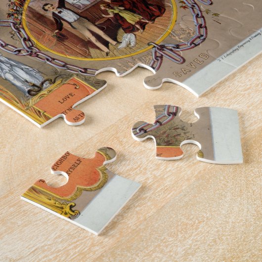 Puzzle Anti art potable maçonnique (Côté)