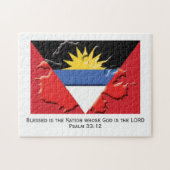Puzzle ANTIGUA BARBUDA | Blessed Nation | DRAPEAU ANTIGUA (Horizontal)