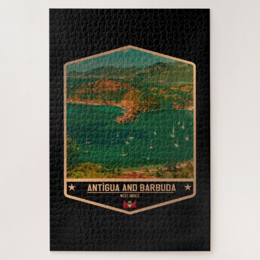 Puzzle Antigua-et-Barbuda (Vertical)