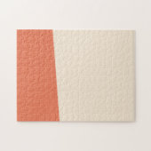 Puzzle Antique blanc et brûlés Sienna couleurs solides (Horizontal)