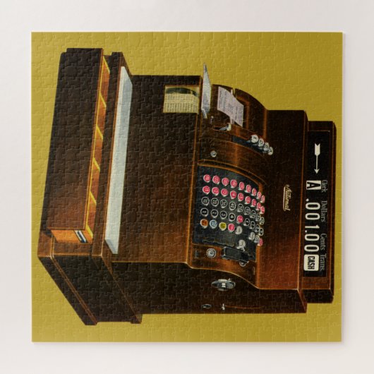 Puzzle Antique caisse enregistreuse, commerce de détail V (Horizontal)