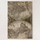 Puzzle Antique carte de l'Atlas du Vieux-Monde (Vertical)
