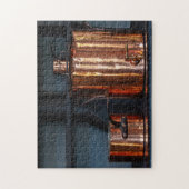 Puzzle Antique Copper Pots (Vertical)