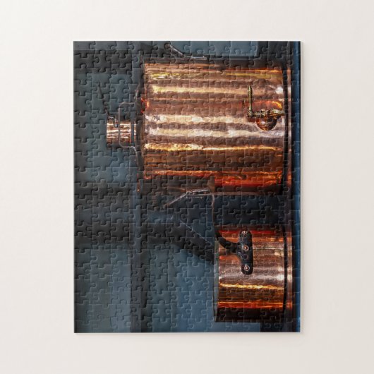 Puzzle Antique Copper Pots (Vertical)