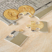 Puzzle antique de carte de Côte Est (Côté)