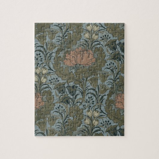 Puzzle Antique Fleur Morris Jardin Fond d'écran Floral (Vertical)