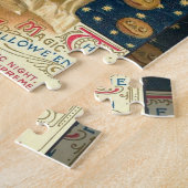 Puzzle Antique Halloween Jack-o'-lantern Costume Femme (Côté)