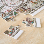 Puzzle Antique Historique Ancien Monde Atlas Continents (Côté)