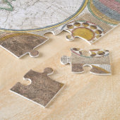 Puzzle Antique Historique Ancien Monde Atlas Continents (Côté)