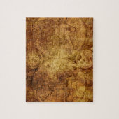 Puzzle Antique Historique Ancien Monde Atlas Continents (Vertical)