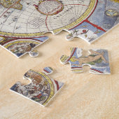Puzzle Antique Historique Ancien Monde Atlas Continents (Côté)