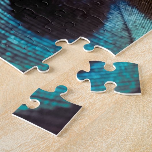 Puzzle Antique Hues Peacock Feather Eye (Côté)