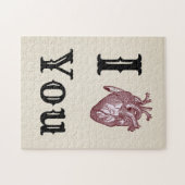 Puzzle Antique I Heart You (Horizontal)