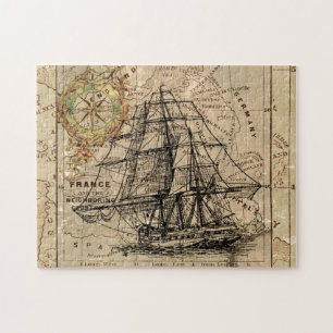 Puzzle Antique Old General France