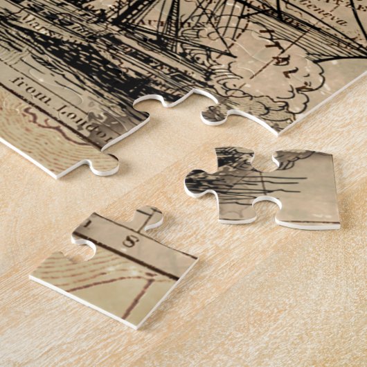 Puzzle Antique Old General France (Côté)