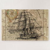 Puzzle Antique Old General France (Horizontal)