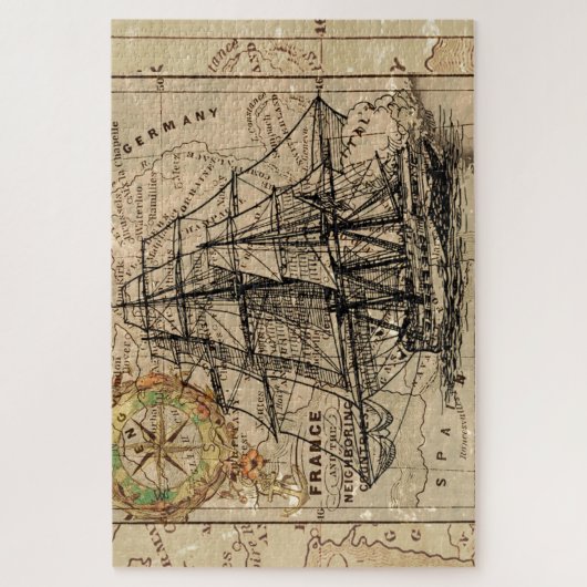 Puzzle Antique Old General France (Vertical)