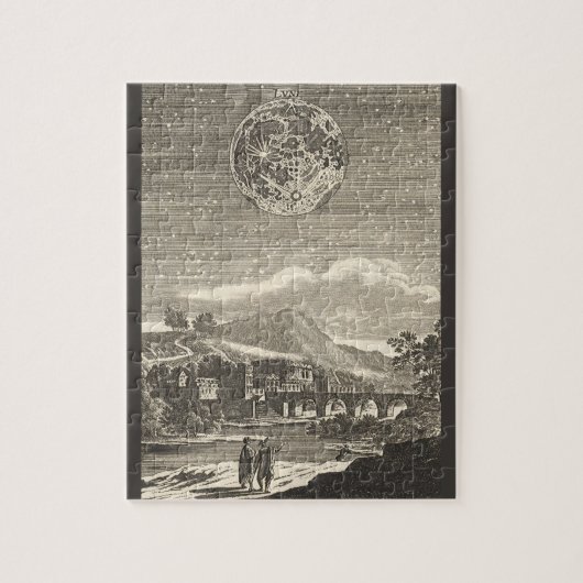 Puzzle Antique Renaissance Ère Lune par Allain Mallet (Vertical)