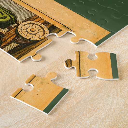 Puzzle Antique World Map - 1664 (Côté)