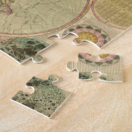 Puzzle Antique World Map by Carington Bowles, environ 178 (Côté)