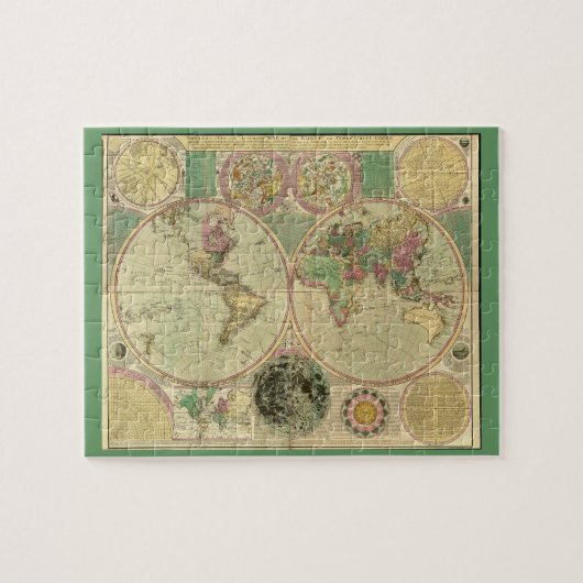 Puzzle Antique World Map by Carington Bowles, environ 178 (Horizontal)