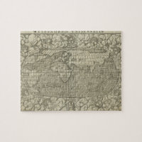 Antique World Map by Sebastian Münster aux environ