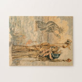 Puzzle Antiquité vintage de République de liberté de (Horizontal)